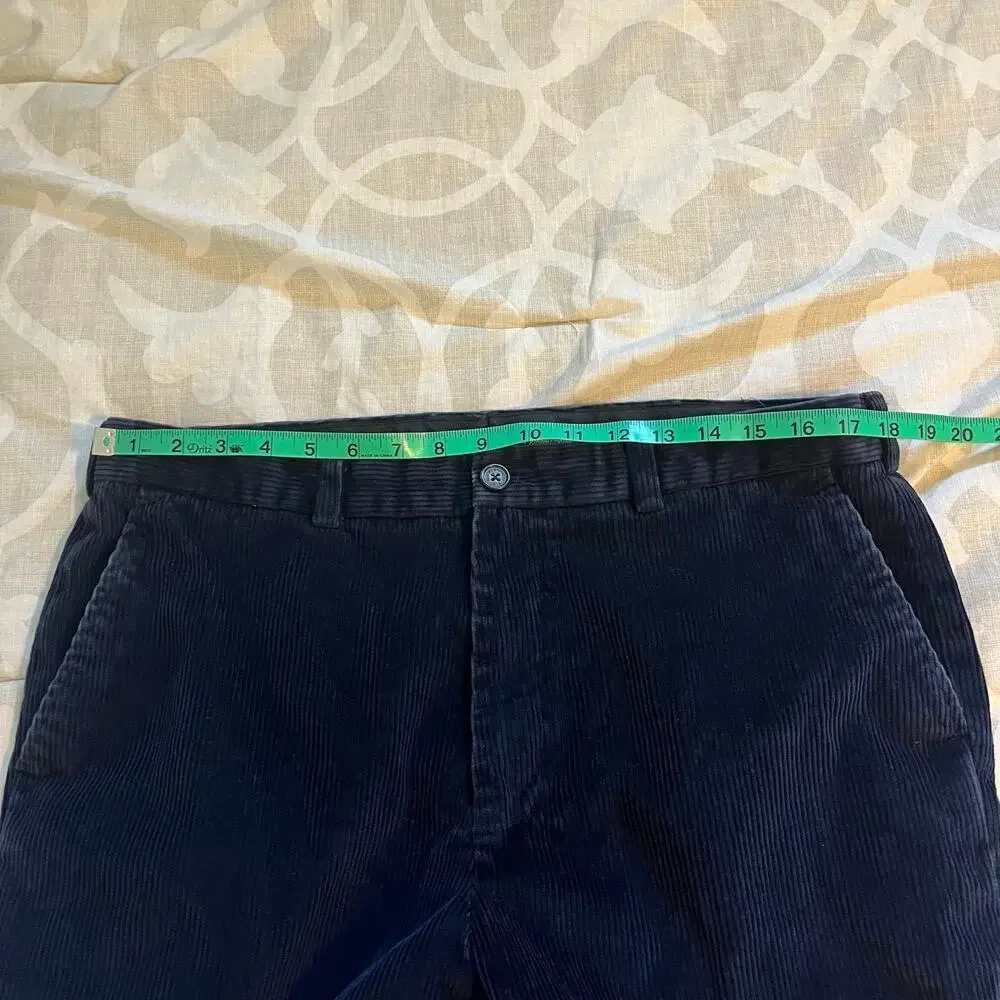 Brooks brothers corduroy navy blue pants men’s 38x34 (actual‎ 36x33)